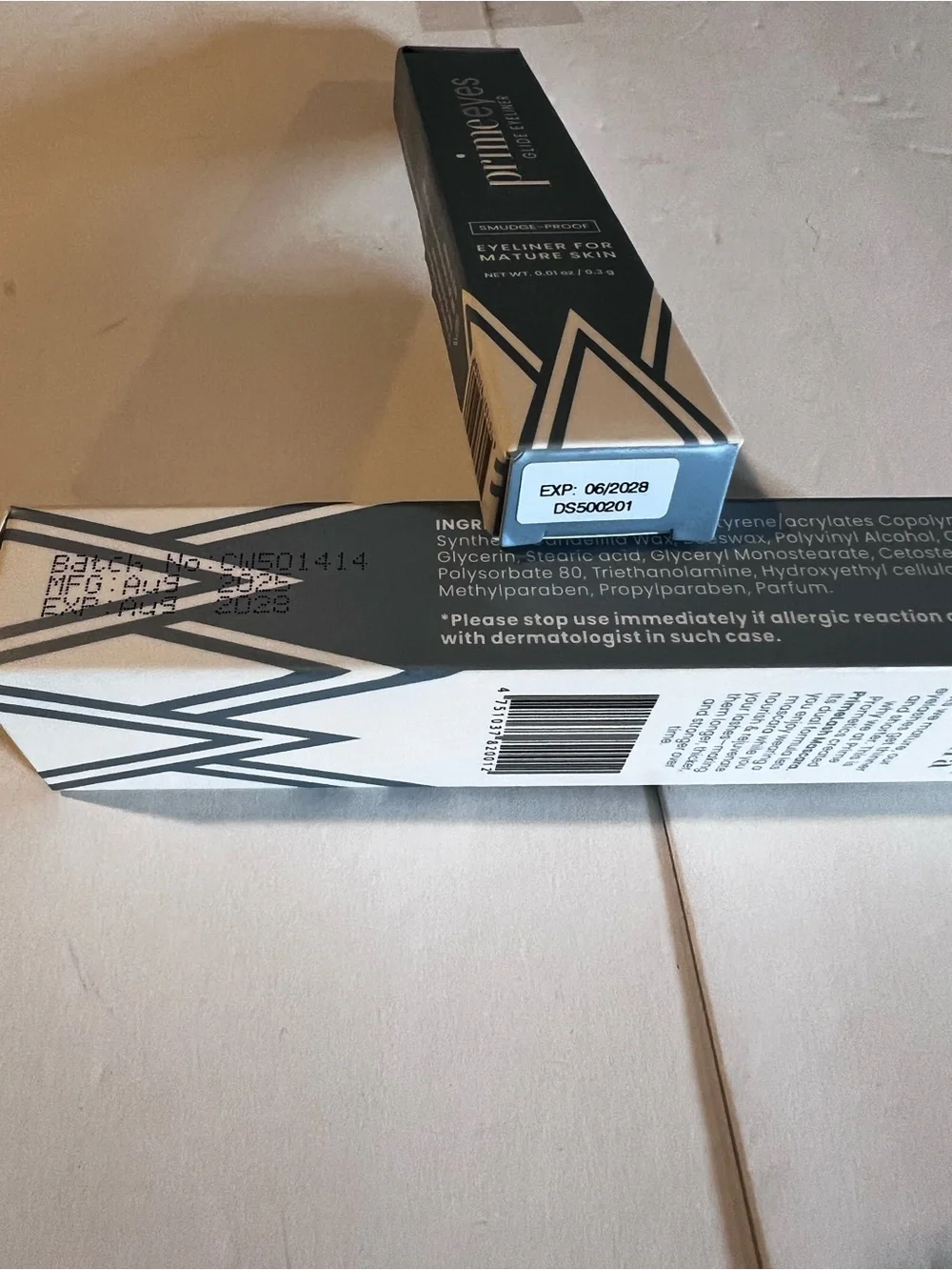 Prime Prometics Lash Lengthening Mascara & Primeeyes Eyeliner - Black - New